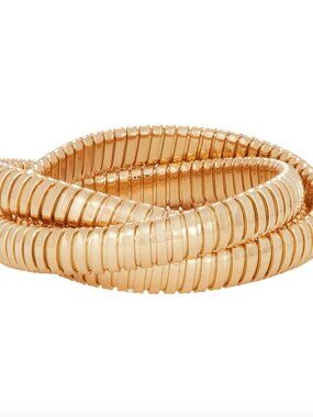 Sidney Garber 18K Rolling Bracelet Triple Tubogas, Retail $28,500